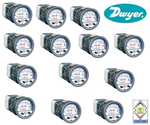 Dwyer A3003 Photohelic Pressure Switch Gauge Range 0-3.0 Inch w.c.