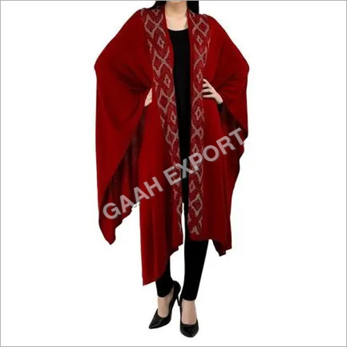 All Color Cashmere Knitted Capes Shawls With Crystal, Size-Free