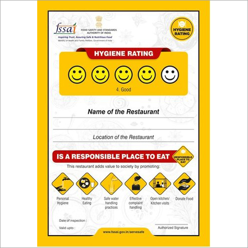 Hygiene Rating For Food Business Operators
