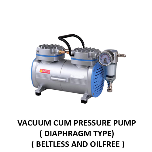 Vacuum Cum Pressure Pump (Diagram Type By ACE SCIENTIFIC WORKS