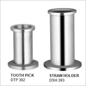 Tooth Pick  Straw Holder Collar Design SS