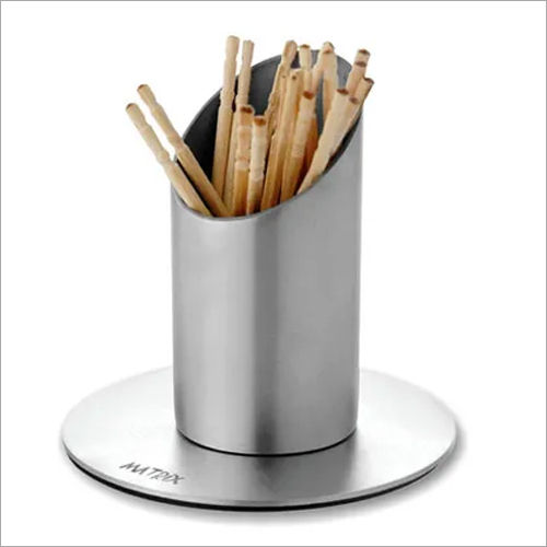 Tooth Pick Straw Holder Bud Vase SS Lipstick design