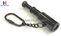 Brass Telescope Key Chain 3" - Antique Key Chain - Nautical Gift