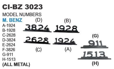 Vehicle Model Number M Benz
