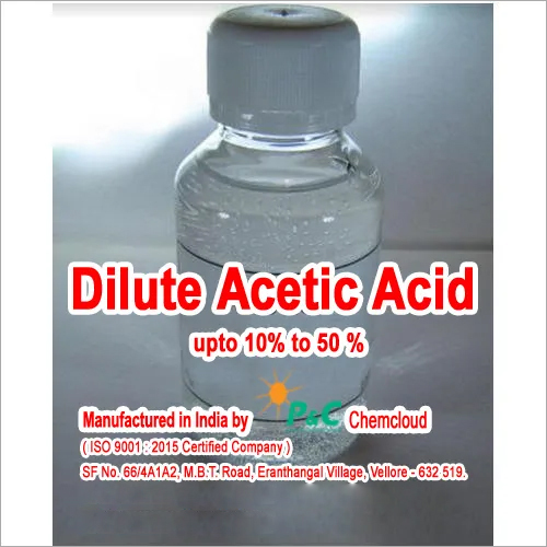 Industrial Dilute Acetic Acid Boiling Point: 118C