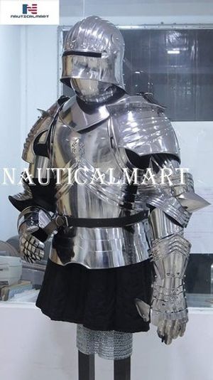 Nauticalmart Larp Fantasy Medieval Costume Steel Armour Cuirass Front And Back Manufacturer Supplier Exporter