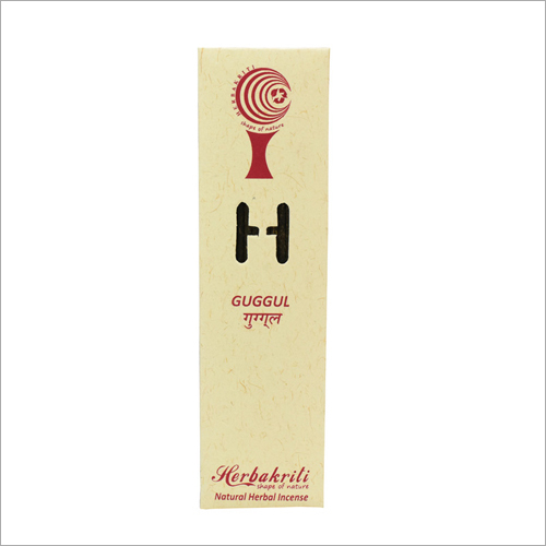 Guggul Incense Stick - 100% Natural Bamboo, 12 Stick Packet | Eco-Friendly, Long Burning, Mystical Aroma, Promotes Spiritual Energy