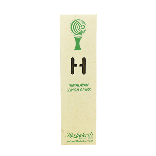 Himalayan Lemon Grass Incense Stick - 100% Natural Bamboo, Straight Design | 1 Hour Burning Time, Eco-Friendly Aromatic & Religious Use