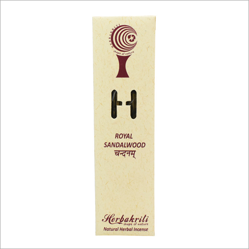 Royal Sandalwood Incense Stick - 100% Natural Bamboo | 9 Inch Length, 1 Hour Burning Time, Eco-Friendly, Ideal for Aromatic & Religious Use