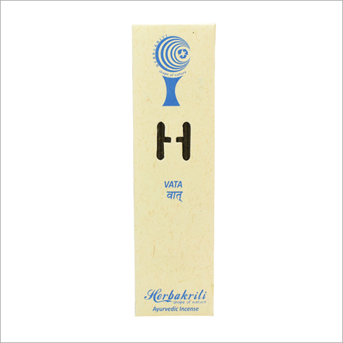 Vata Incense Stick - 100% Natural Bamboo, 12 Stick Pack | Eco-Friendly, Pest Control, Earthy Aroma, Hand-Rolled, Non-Toxic