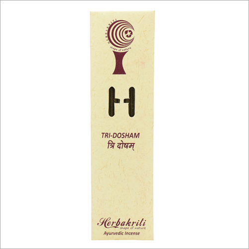 Tri-Dosham Incense Stick - 100% Natural Bamboo, 12 Stick Pack | Eco-Friendly, Insect Resistant, Calming Aroma, Pest Control, 1 Hour Burn Time