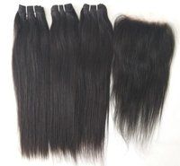 Unprocessed Straight Human Hair Extensions