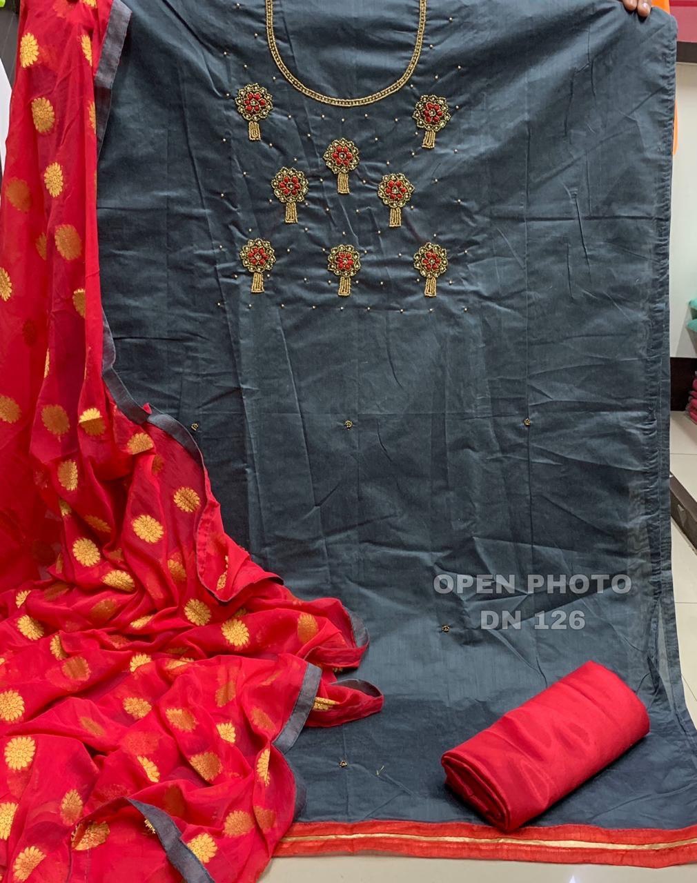 Chanderi cotton Dress