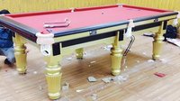 Pool Board Table - Red Cloth - Cue Forearm: Ash Wood
