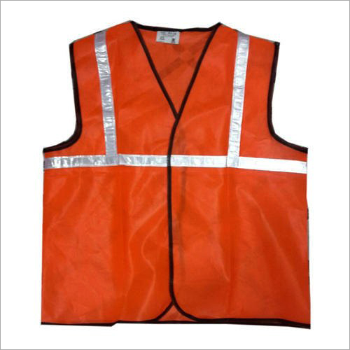 Safety Reflective Jacket - Polyester, S/M/L/XL , Lightweight Breathable Mesh for Day and Night Visibility in Industrial Sectors