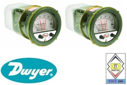 Dwyer A3005 Photohelic Pressure Switch Gauge Range 0-5.0 Inch w.c.