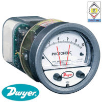 Dwyer A3005 Photohelic Pressure Switch Gauge Range 0-5.0 Inch w.c.