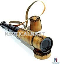 Nauticalmart Antique Maritime Spyglass Telescope With Carry Belt 16"