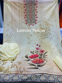 Digital printed dress material