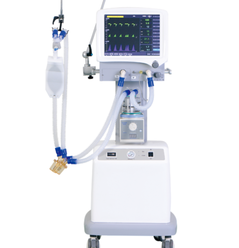 Ventilator S1100A For Adult Cardiopulmonary Resuscitation Icu Acute Respiratory Of Insufficiency Respiratory Support Color Code: Blue-White