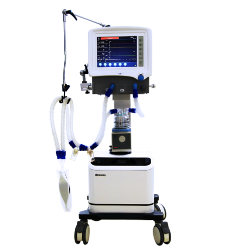 Icu Oxygen Ventilator Iso/Tuvcertified Color Code: Gray And White