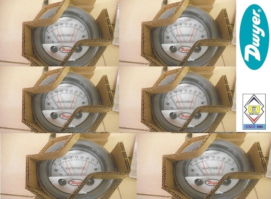 Dwyer A3015 Photohelic Pressure Switch Gauge Range 0-15 Inch w.c.