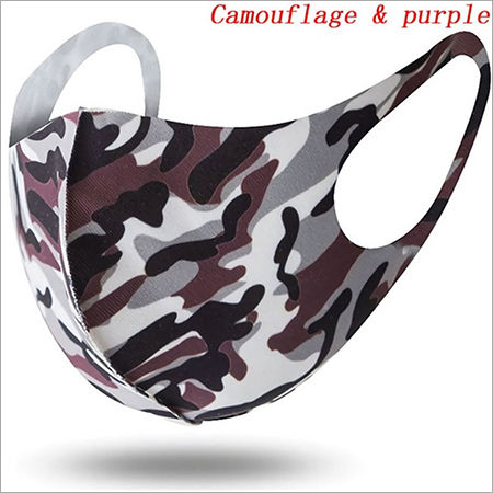 Cotton Print Lycra Mask