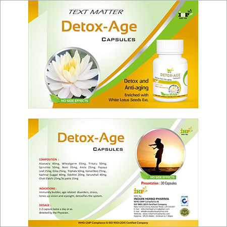 Detox Age Leaflet