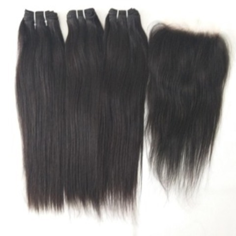 Brazilian Soft Straight Natural Colour Hair Bundles