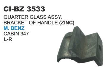 Quarter Glass Assy Bracket Handle M Benz