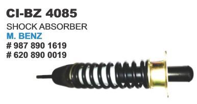 Shock Absorber M Benz - Steel, 50mm Diameter, 300mm Length | Smooth Ride, Durable Parts, Enhanced Safety