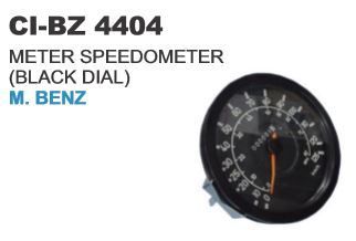 Meter Speedometer Black M Benz