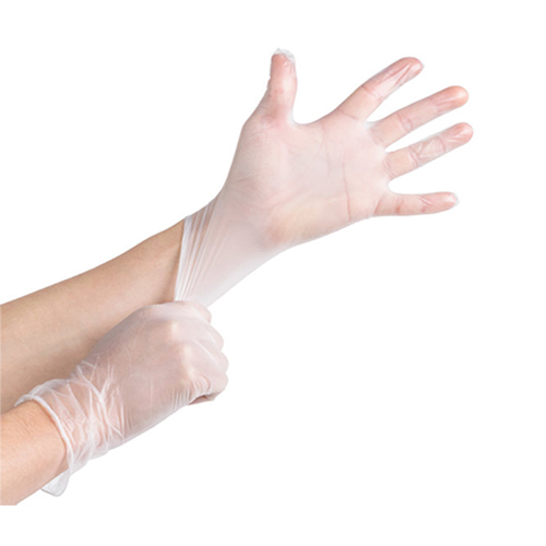 Clear Powder Free Medical Disposable Vinyl Gloves By WORLD TRADE LLC