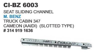 Seat Sliding Channel M Benz