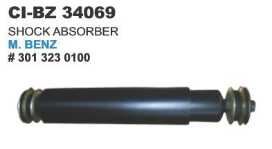 Shock Absorber M Benz - Steel, 50mm Diameter, 300mm Length | Smooth Ride, Enhanced Safety, Easy Installation