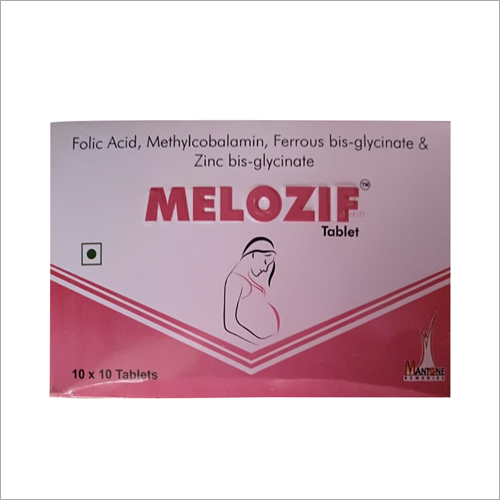 Folic Acid, Methylcobalamin Ferrous Bis-Glycinate And Zinc Tablets General Medicines