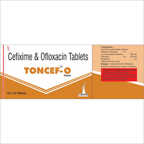 Cefixime And Ofloxacin Tablets General Medicines
