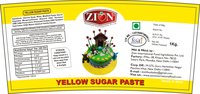 Yellow Sugar Paste (Fondant)