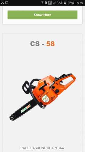 Chainsaw Machine