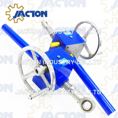 5 Ton Motor and screw jack assemblies can be installed in any position.