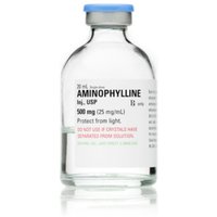 Aminophylline Injection - 250/500mg Liquid Vial | Effective Bronchodilator For Asthma, Chronic Bronchitis, Emphysema Relief
