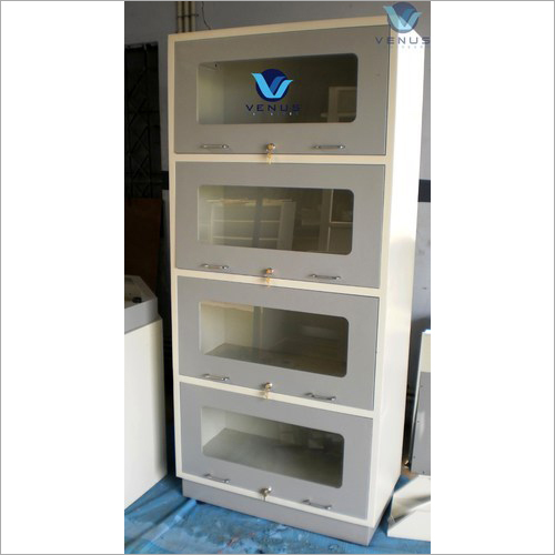 Filing Cabinet - Metal, Variable Dimensions, Gray | Built-in Lock, Multiple Shelves, Durable, Space Saving, Easy Assembly