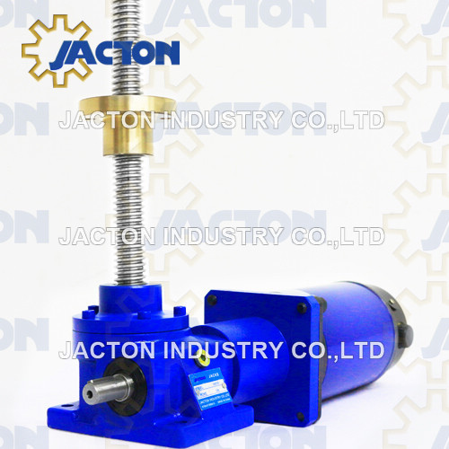 2 tons motorized screw jack motor capacity 48 in electrical screw lift