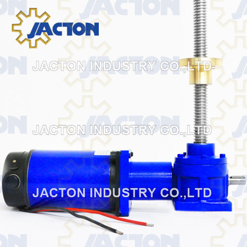 2 tons motorized screw jack motor capacity 48 in electrical screw lift