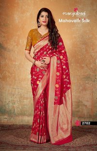 indian Banarasi Silk Saree
