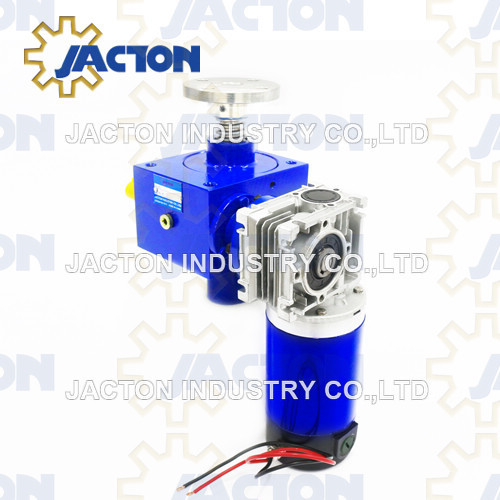 25 kN electric screw jack platform 2 inch worm gear motorized screw jack reducer