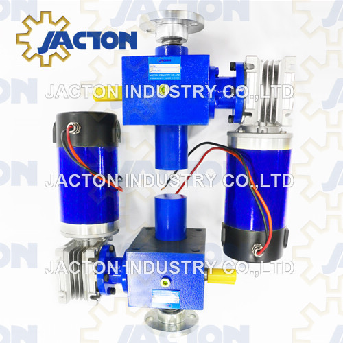 25 kN electric screw jack platform 2 inch worm gear motorized screw jack reducer