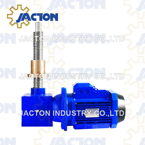 150 kN screw worm jack electric motor 1 meter long electric screw jack actuators