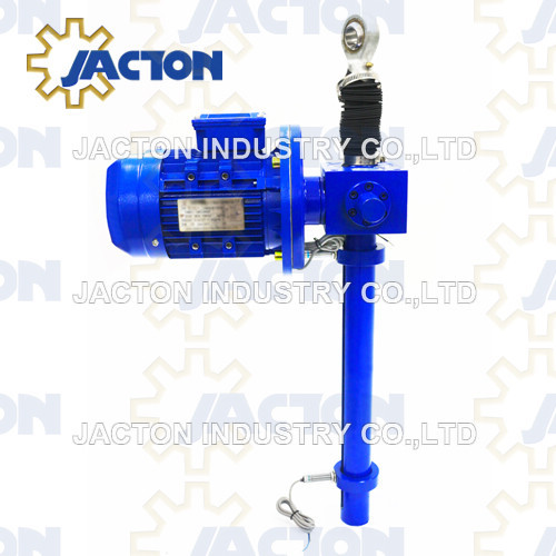 380mm lift mechanical electric screw jack 25 kN lifting force with proximity switches By JACTON INDUSTRY CO., LTD.