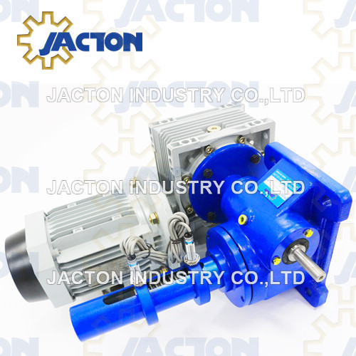 5 tons capacity electric worm gear screw jack 75mm stroke electric screw lift